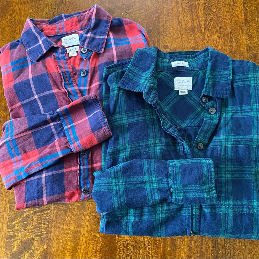 J Crew Plaid Shirt Bundle